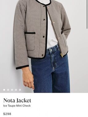 Rail Jacket- New without Tag